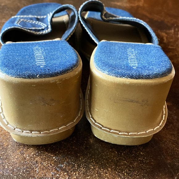 Andre LA Denim Y2K 90’s Platform Wedge Sandals - Picture 3 of 6